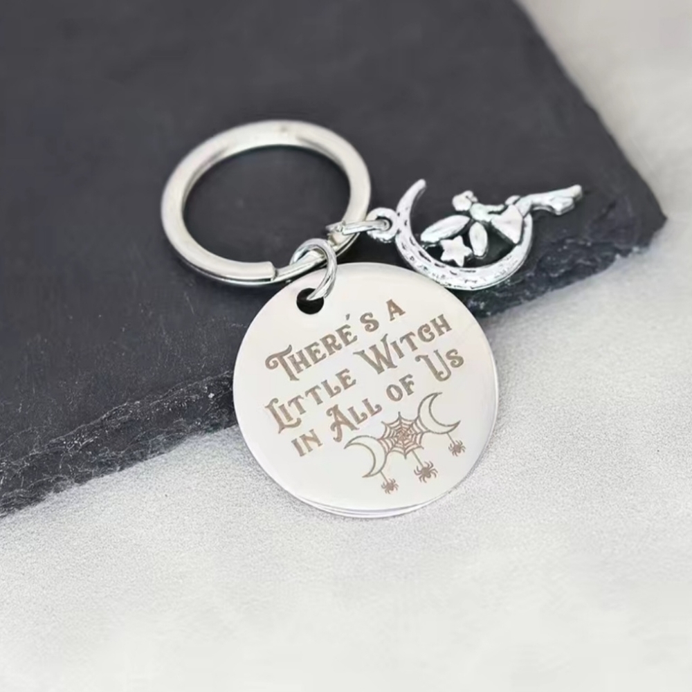 New There's a little witch in all of us keychain. - Picture 2 of 2